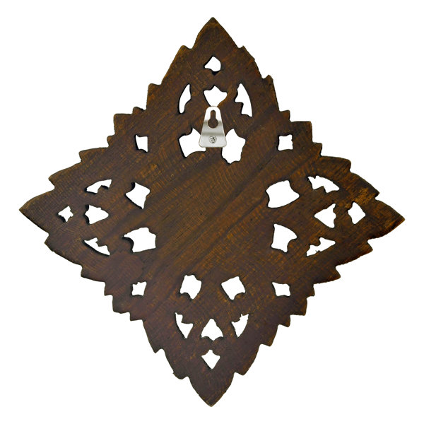 Astoria Grand Amazing Floral Inspired Hand Carved Wooden Wall Art Wayfair
